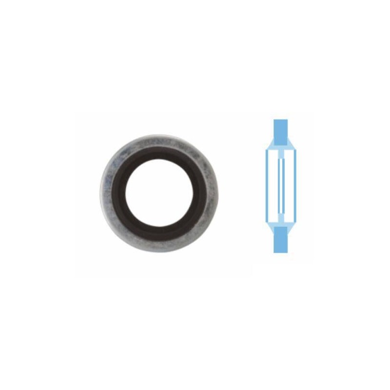 CLOQUE DE 2 RONDELLES (GRAPHITE, FIBRE) 16,70 X