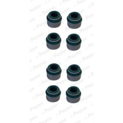 JEU DE 8 JOINTS DE QUEUES DE SOUPAPE VW/PSA/RENAULT 7x9.8/13.2x10