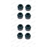 JEU DE 8 JOINTS DE QUEUES DE SOUPAPE VW/PSA/RENAULT 7x9.8/13.2x10