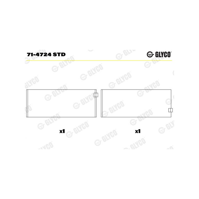 COUSSINET DE BIELLE UNITAIRE MERCEDES OM651.911 STD